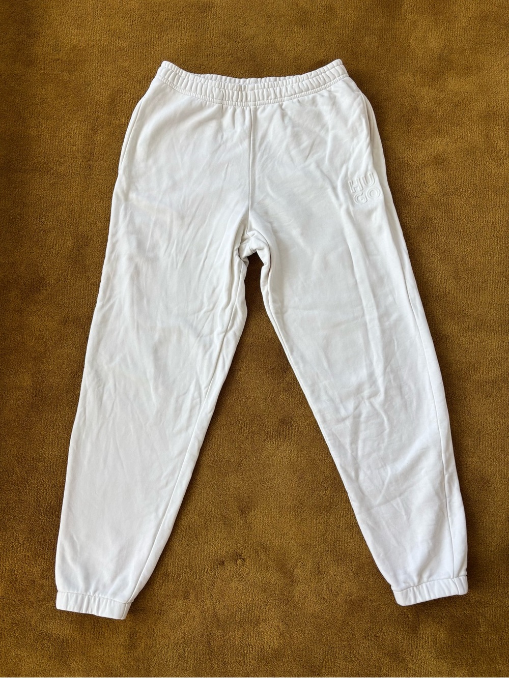 Hugo Boss White Sweatpants